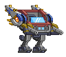 Propulsores de Mecha Galantes em um mecha completo