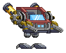 Pernas de Mech Charger em um mecha completo