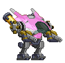 Corpo MEKA em um mecha completo