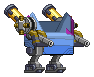 Corpo de Mech Kyani T1 em um mecha completo
