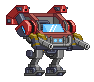 Propulsores de Mecha de Martelo em um mecha completo