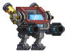 Braço de Torreta Sentry em um mecha completo