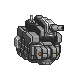 Animação isolada de Corpo de Mech XM9 Tremor
