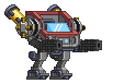 Braço de Repetidor a Laser Trinkiano em um mecha completo