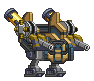 Corpo de Mech Anubis em um mecha completo