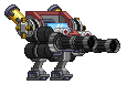 Braço Esquerdo de HMG Pandemonium em um mecha completo