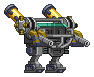 Corpo de Mecha Naiad-00 em um mecha completo