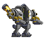 Corpo de Mecha Bruto em um mecha completo