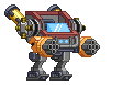 Lançador de Granadas Sigma XS em um mecha completo
