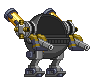 Corpo de Mech MEGA-TRINK em um mecha completo