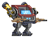 Braço de Mecha Linerifle em um mecha completo