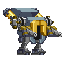 Corpo de Mecha do Protetor em um mecha completo
