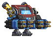 Lançador de Mísseis Draco em um mecha completo