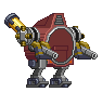 Corpo de Mecha Ciclope em um mecha completo