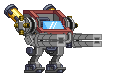 Braço de Mecanismo Railgun em um mecha completo
