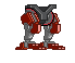 Animação isolada de XS R-03C Pirata Rho Mecha