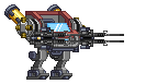 Metralhadora Dupla em um mecha completo