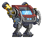 Braço de Mecha de Despawn em um mecha completo