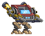 Pernas de Mecanismo Vanguard em um mecha completo