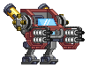 Braço de Mecha Gauss em um mecha completo