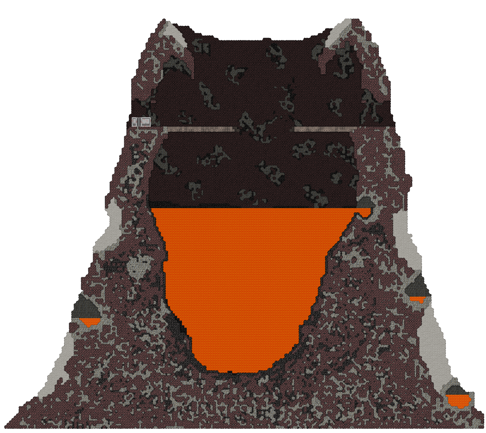 Mapa de Vulcão