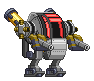 Corpo de Mecha Titã em um mecha completo