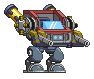 Pernas de Mecha Elegantes em um mecha completo