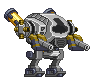 Corpo de Lança-Estrela em um mecha completo