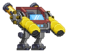 Braço de Mecha Lunari em um mecha completo
