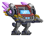 Propulsores de Mech Charger em um mecha completo