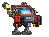 Braço de Melta em um mecha completo