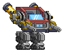 Pernas de Mech XM9 Tremor em um mecha completo