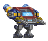 Propulsores de Mecha Observador em um mecha completo