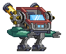 Feixe Gravitacional Zappo XS em um mecha completo