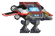 Retransmissor MEKA Kitsune em um mecha completo