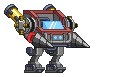 Braço de Broca de Densinium em um mecha completo