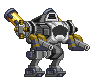Corpo de Mecha Stomper em um mecha completo