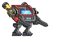Braço de Mecha da Lâmina de Energia em um mecha completo