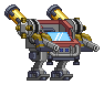 Corpo de Mecha Aventureiro-00 em um mecha completo