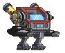 Gancho Gravitacional Yarr XS em um mecha completo