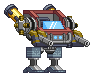Pernas de Mecha Ronin em um mecha completo