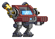Mina de Fragmentação II em um mecha completo