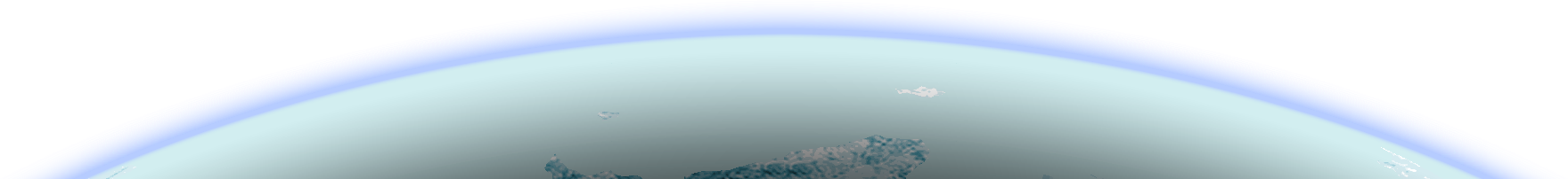 Horizonte planetário de Oceano de Nitrogênio