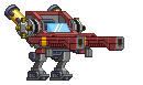 Braço de Mecha de Laser II em um mecha completo