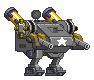 Corpo Shermech em um mecha completo