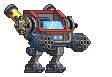 Lançador de Granadas E-Sigma XS em um mecha completo