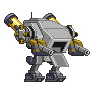 Corpo de Mech Guardião em um mecha completo