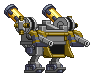 Corpo de Mecha Arthuria-00 em um mecha completo
