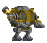 Corpo de Mech Esfinge-00 em um mecha completo