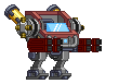 SG Quadshot em um mecha completo